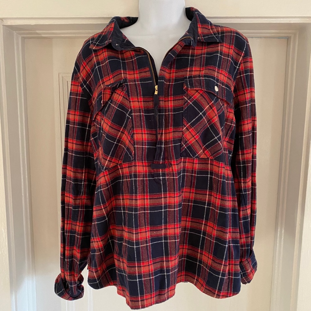 Flannel Pullover
